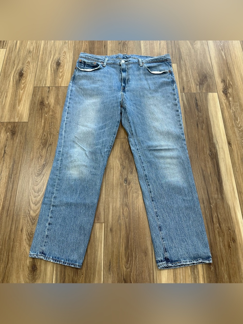 Levi’s 541 White Oak Cone Mills Denim Jeans Light Wash 37x30
